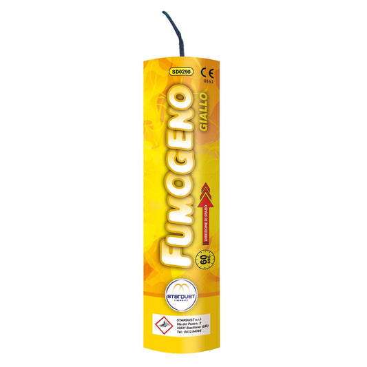 Fumogeno Stardust Giallo ideale per stadio e manifestazioni