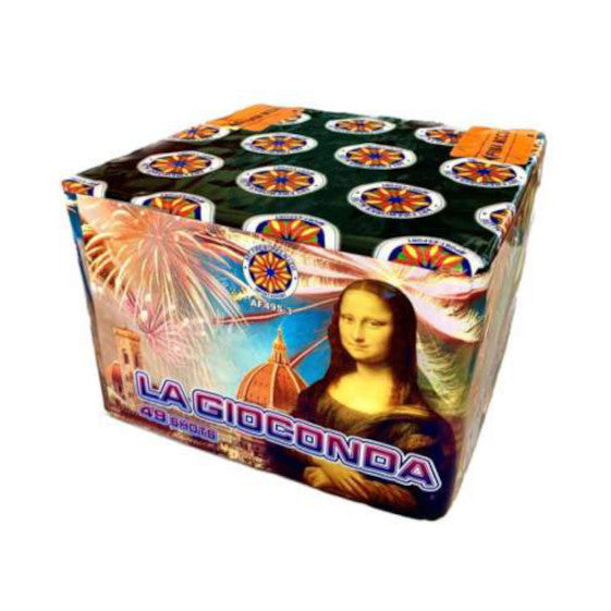 Gioconda - Allevi - Spettacolo pirotecnico composto da aperture colorate, bellissimi crisantemi argento e un gran fin...