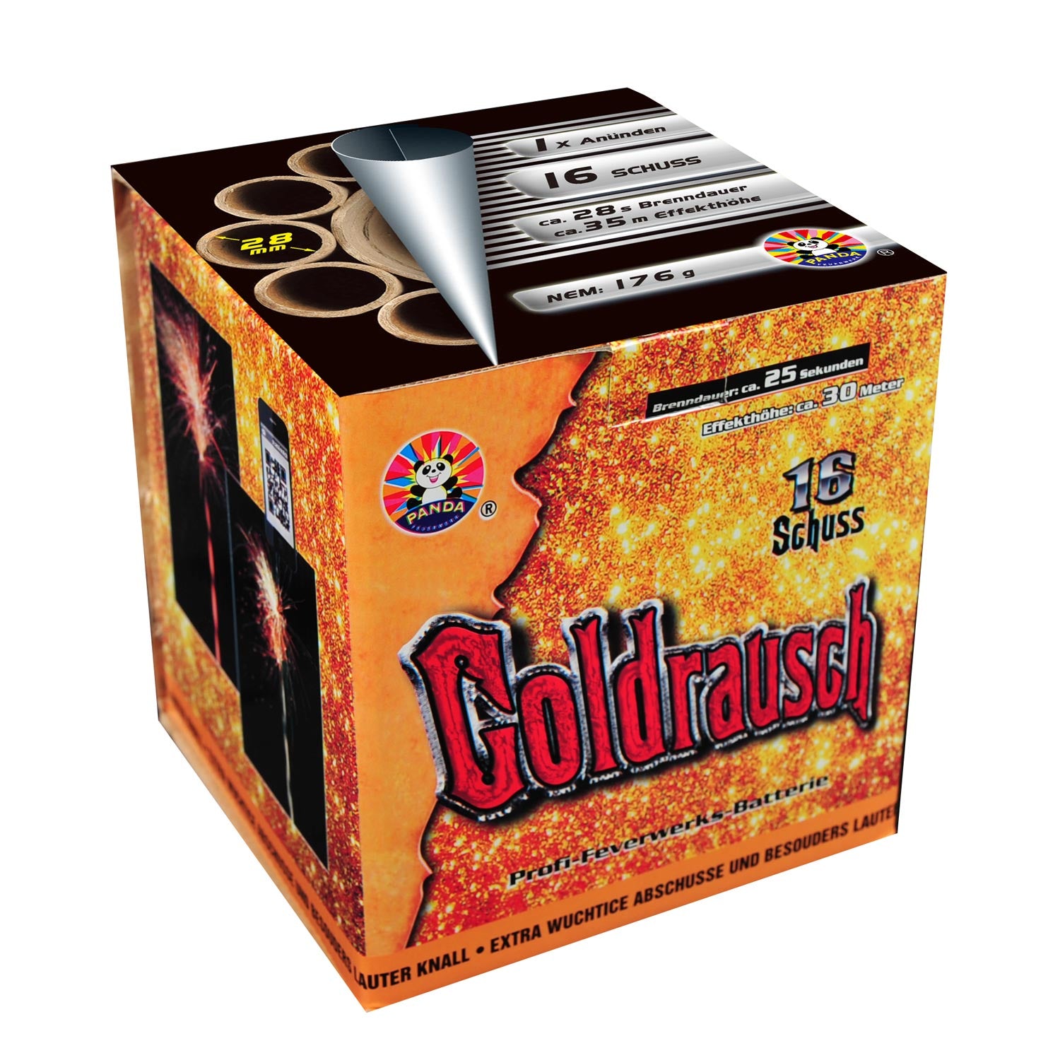 Goldrausch - Parente - Batteria interamente composta da spettacolari palme dorate che daranno un tocco magico alle tue f...
