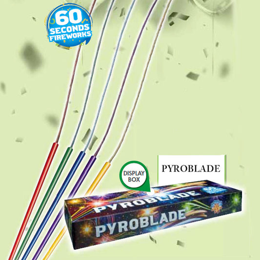 Pyroblade (10pz) ideale per compleanno, capodanno, ferragosto