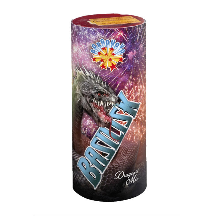 Basilisk - Borgonovo - Bellissimo spettacolo di 3 fontane pirotecniche che comprendono stelle colorate con crisantemo ar...