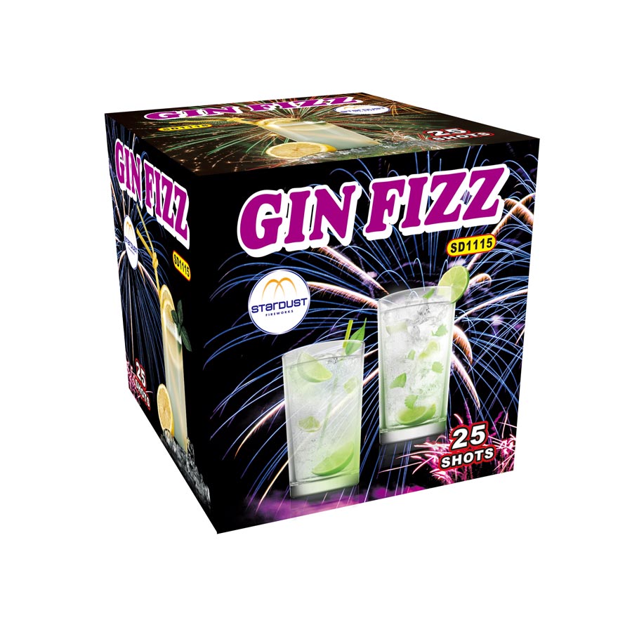 Gin Fizz - Stardust - Torta di fuochi d'artificio che in un prezzo contenuto racchiude comunque un vero e proprio spett...