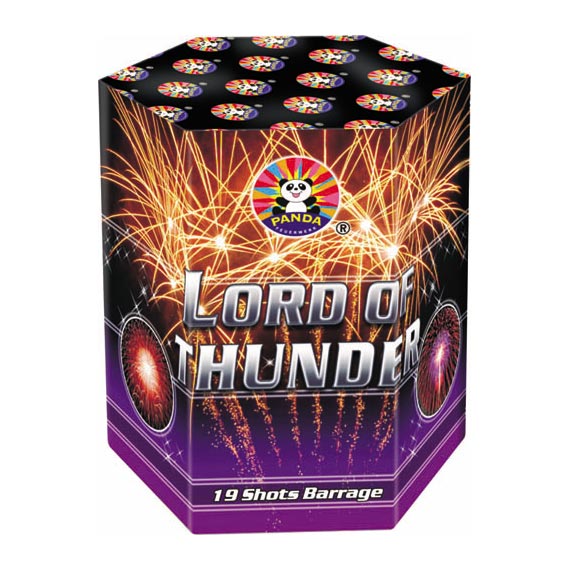 Lord of Thunder - Parente - Spettacolo pirotecnico di lunga durata a dispetto dei suoi 19 colpi, con grandi aperture colorate...