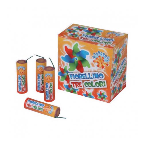 Fiorellino tre colori (12pz) ideale per capodanno
