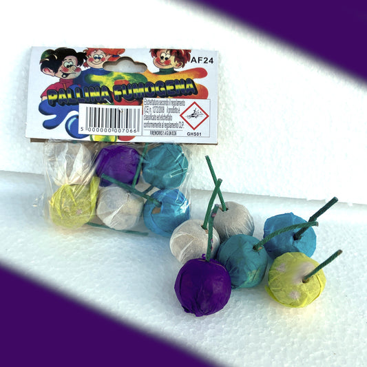 Palline Fumogene (6pz) ideale per compleanno, capodanno