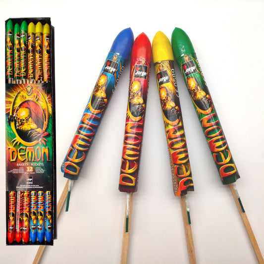 Razzi Demon (12pz) ideale per capodanno, ferragosto