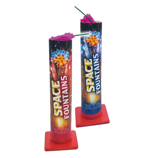 Space Fountain (2pz) ideale per capodanno