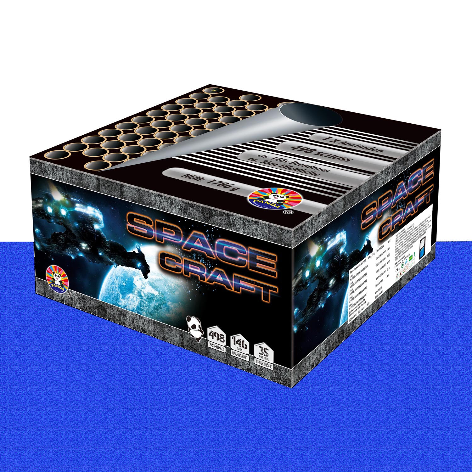 Space Craft - Parente - A questo spettacolo pirotecnico non manca davvero nulla: 498 colpi, lunga durata (2':30''), elega...