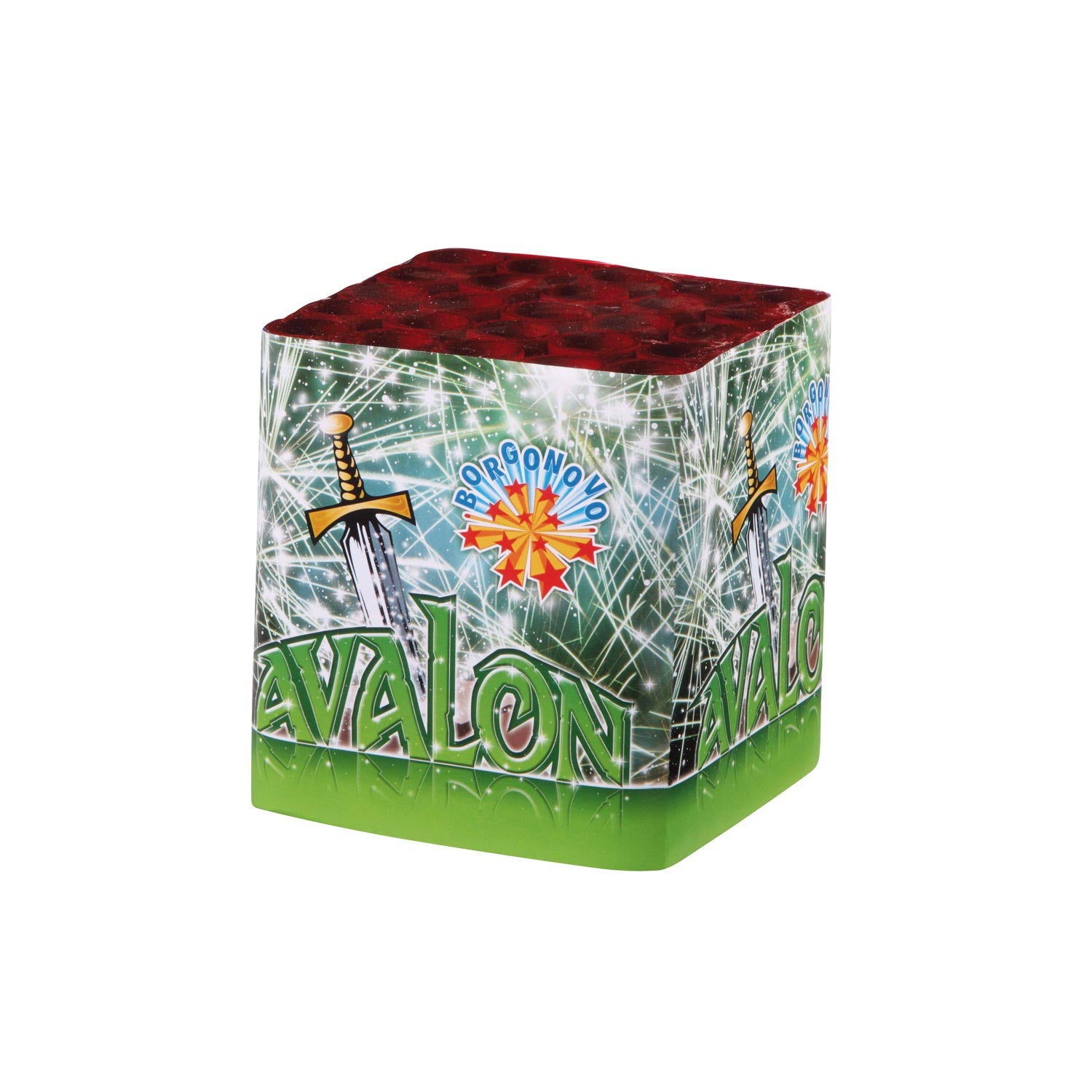 Avalon - Borgonovo - Spettacolo pirotecnico da 25 colpi sui toni del verde e dell'argento, molto luminoso e coreografi...