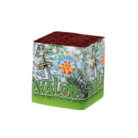 Batteria di fuochi d'artificio Avalon da 25 colpi calibro 20mm ideale per compleanno, capodanno, ferragosto