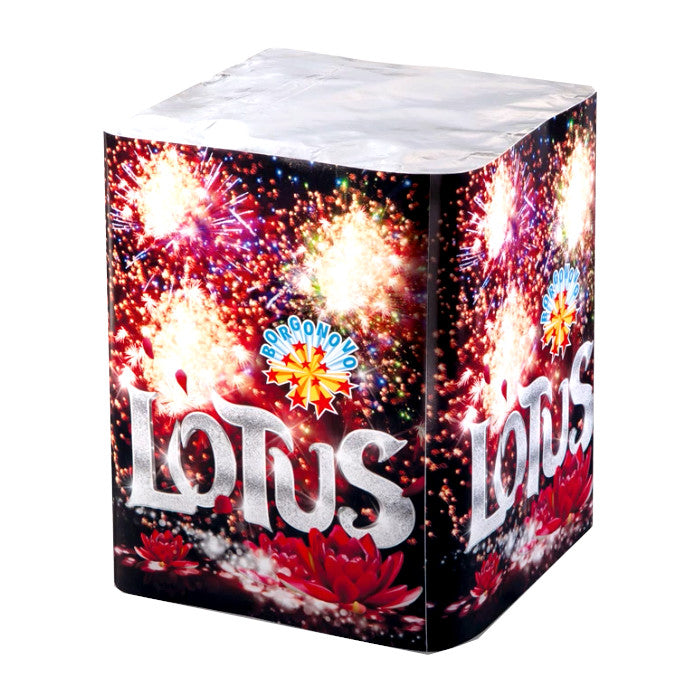 Lotus - Borgonovo - Questa batteria pirotecnica è un vero spettacolo di potenza ed eleganza. Con i suoi effetti a fio...